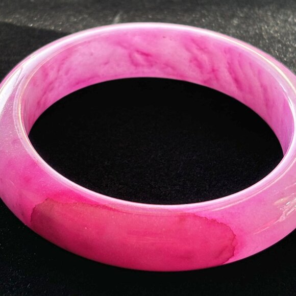 Original Onyx Natural Marble Handmade Pink Bracelet/Bangles -Jewelry for Women - Picture 5 of 10